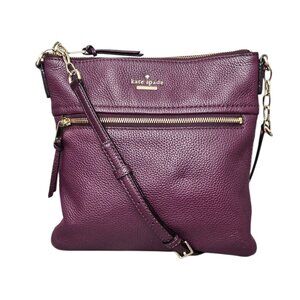 Kate Spade New York Jackson Street Melisse Leather Crossbody Shoulder Bag COA